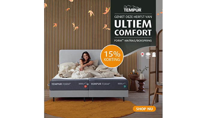 Tempur Herfst Actie bij Kwakernaat Bedden in Roosendaal
