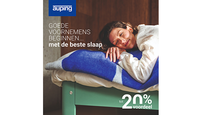 Tot wel 30% Auping wintervoordeel bij Kwakernaatbedden Roosendaal