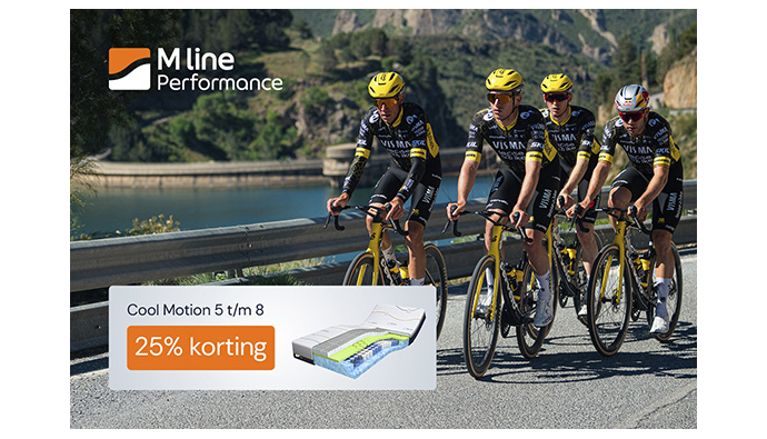 25% korting op M line Cool Motion | Kwakernaat
