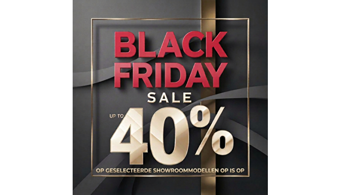 Black Friday bedden Deals tot 40% korting op geselecteerde showroommodellen!