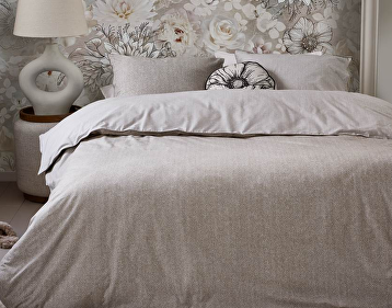 Dekbedovertrek Riviéra Maison Cheveron Weave Sand