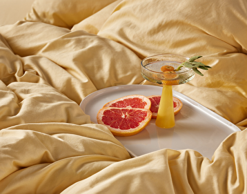 Dekbedovertrek Essenza Home Minte Yellow straw