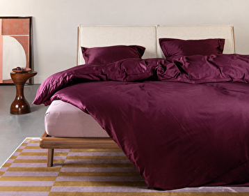 Dekbedovertrek Essenza Aziza Mauve Wine