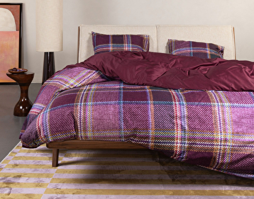 Dekbedovertrek Essenza Meau Mauve wine