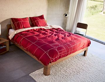 Dekbedovertrek Auping Graphic bordeaux