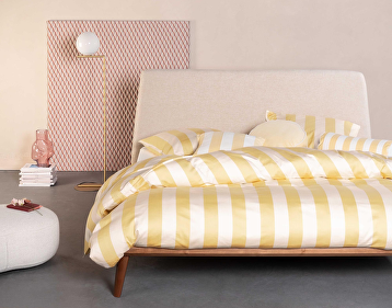 Dekbedovertrek Essenza Minte Stripe Yellow straw/vanilla