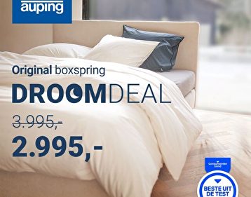 €1.000 Voordeel op de Auping Original Boxspring: Nú tijdelijke Droomdeal